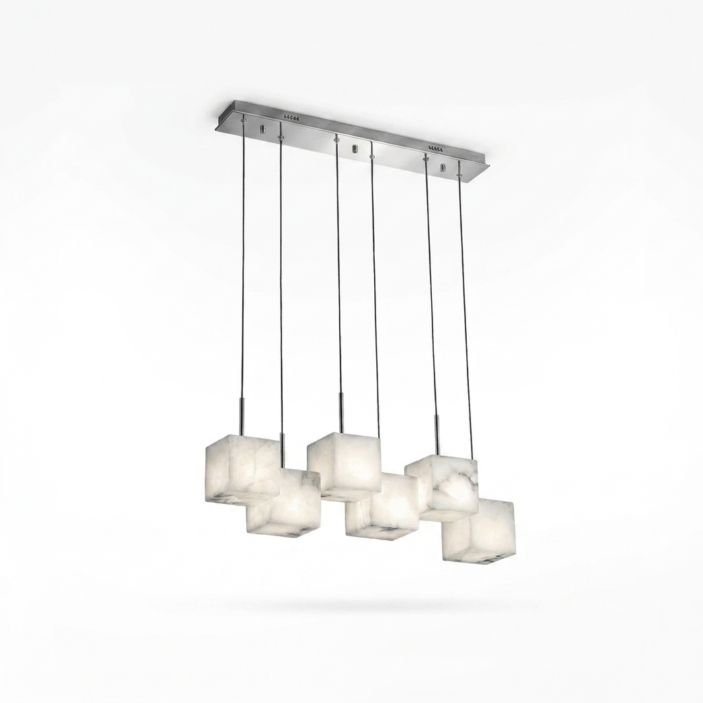 Alabaster Box Chandelier