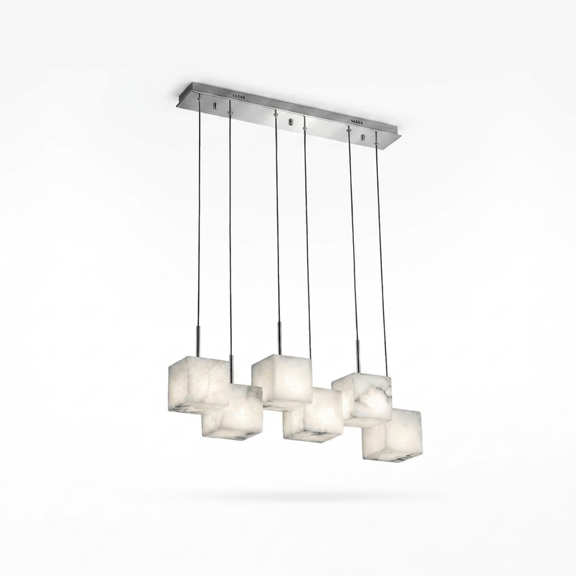 Alabaster Box Chandelier