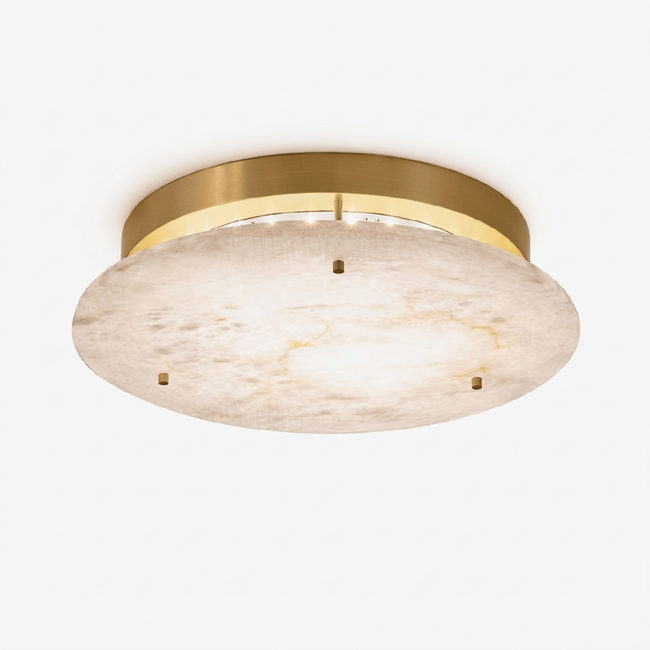 Alabaster Disc Ceiling Lamp