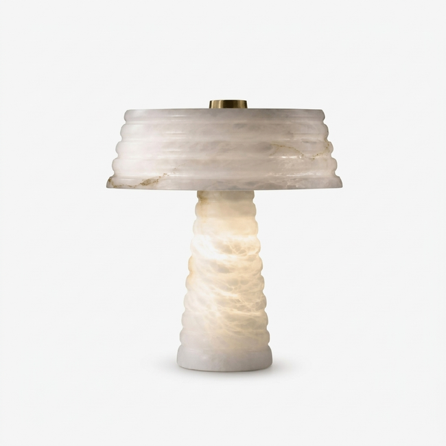 Alabaster Layered Table Lamp