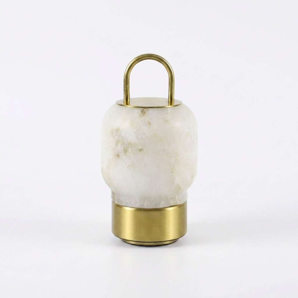 Alabaster Portable Rechargeable Table Lamp