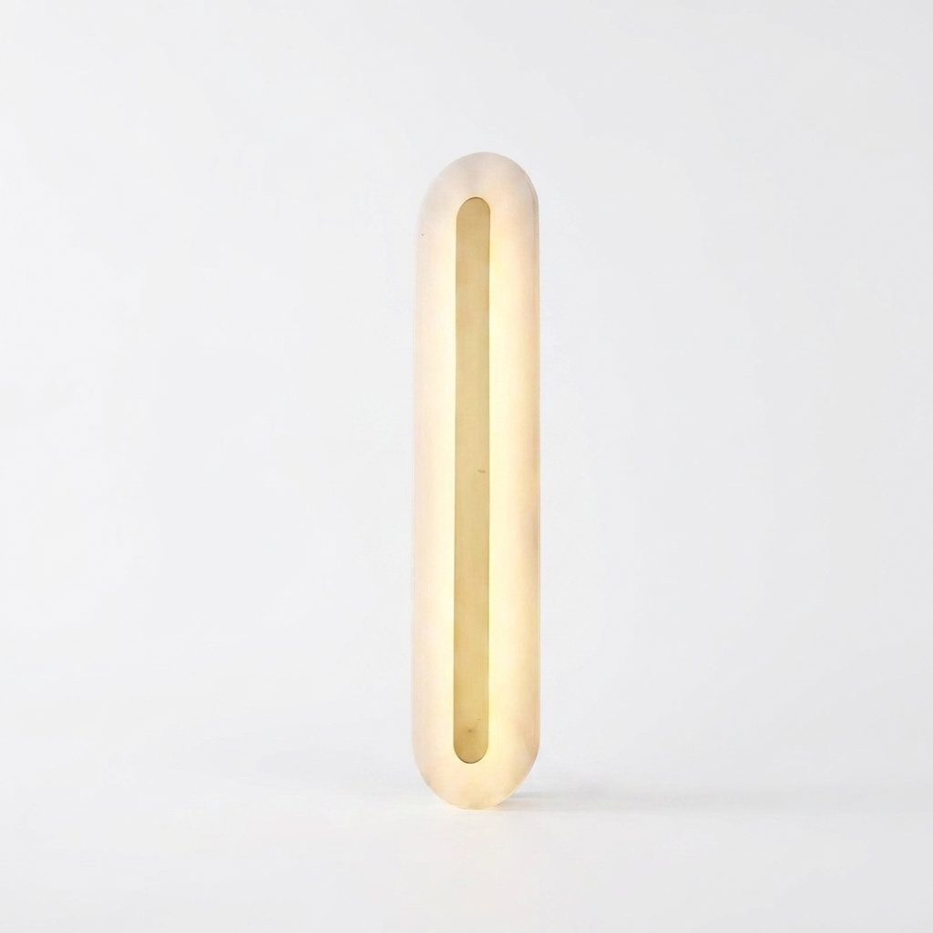 Alabaster Rounded Wall Light