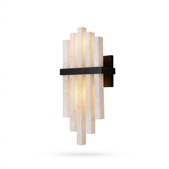 Alabaster Cascade Wall Lamp