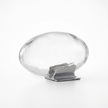 Crystal Pebble Chrome Table Lamp