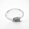 Crystal Pebble Chrome Table Lamp