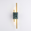 Marble Asymmetric Rod Wall Sconce