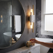 Marble Asymmetric Rod Wall Sconce