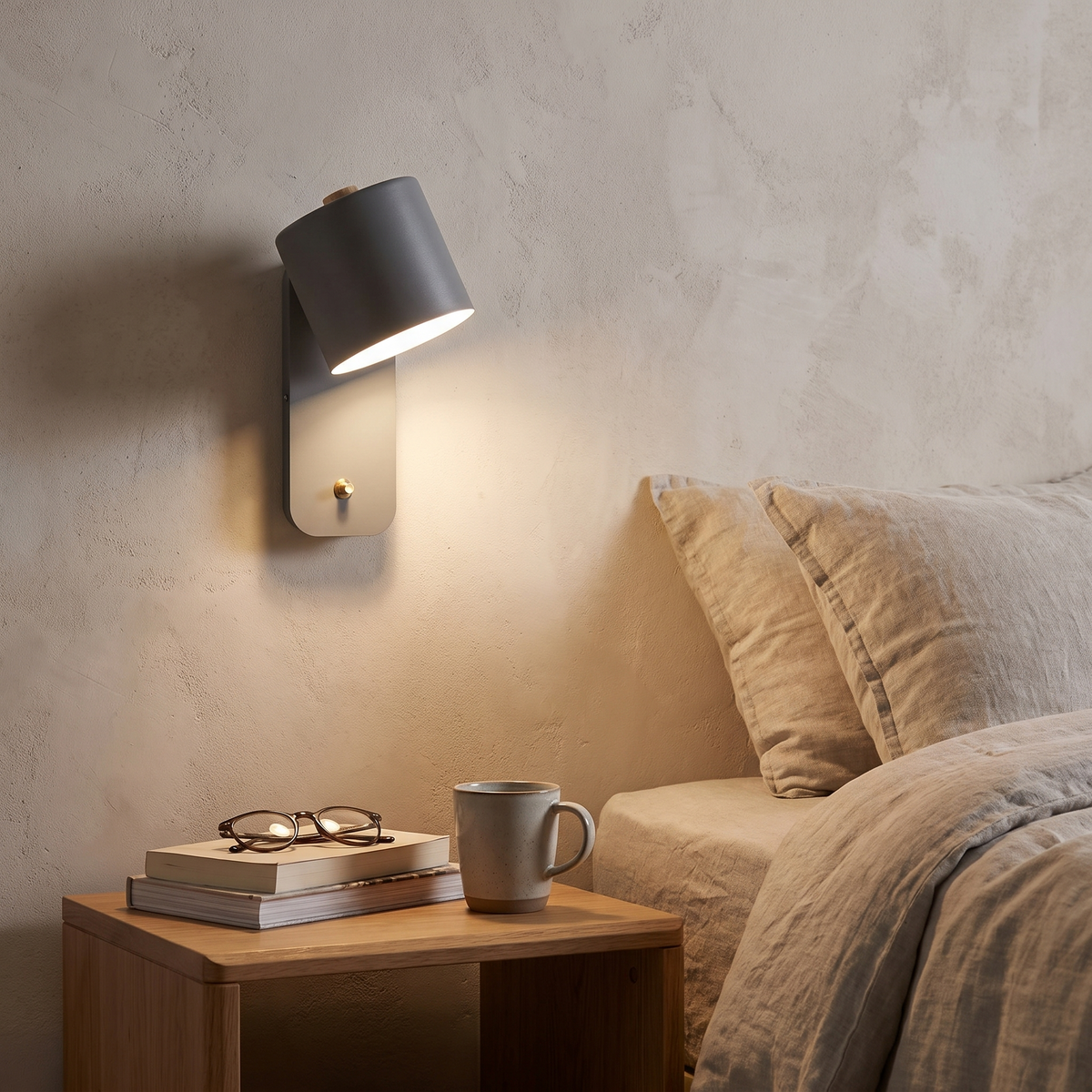 Metal Rotating Cylinder Wall Sconce