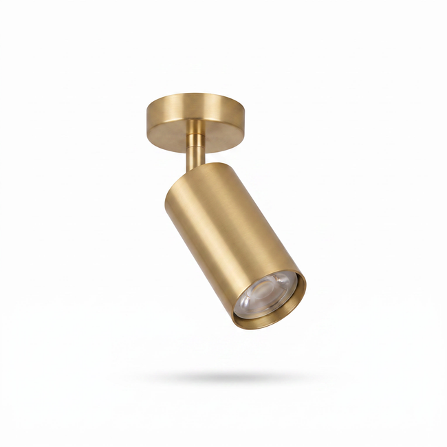 Brass Rotating Multi-Head Spotlight Bar