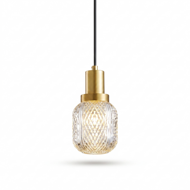 Crystal Glass Perfume Bottle Pendant Light