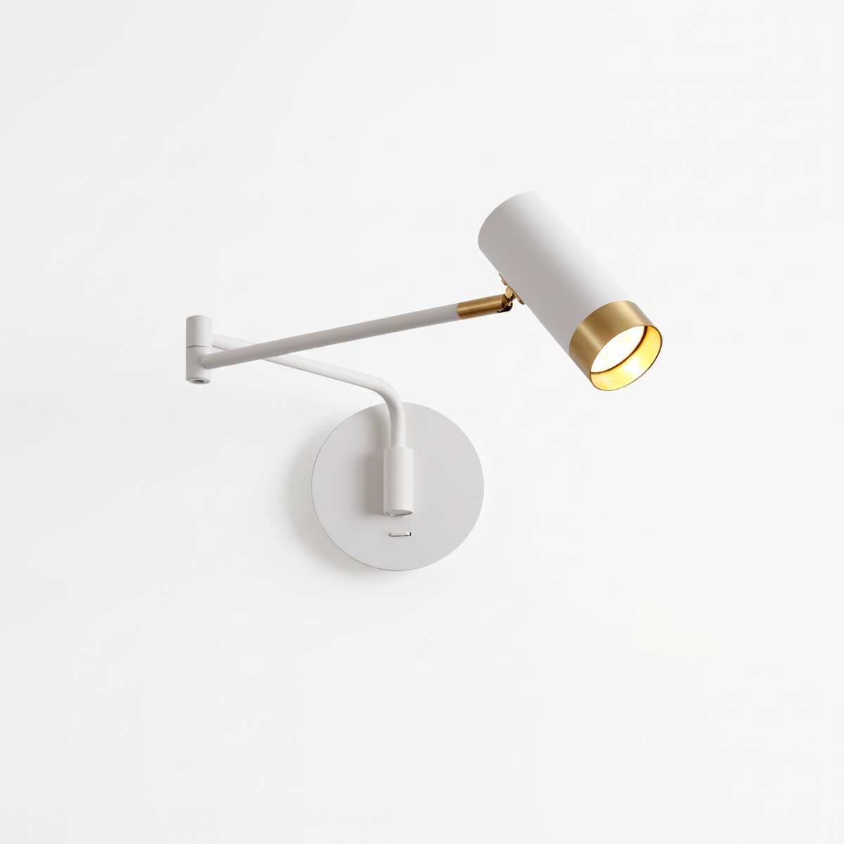 Metal Folding Twin-Arm Wall Lamp