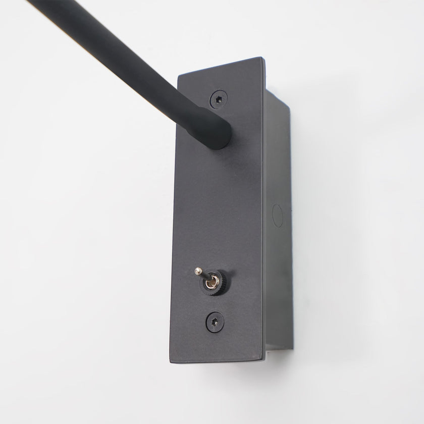 Modern Adjustable Gooseneck LED Reading Wall Sconce