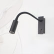 Modern Adjustable Gooseneck LED Reading Wall Sconce
