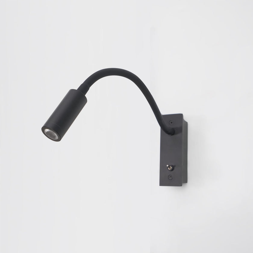 Modern Adjustable Gooseneck LED Reading Wall Sconce
