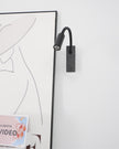 Modern Adjustable Gooseneck LED Reading Wall Sconce