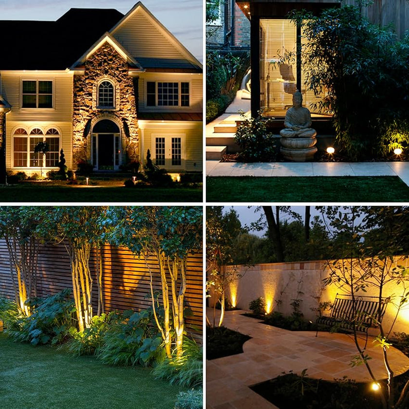 Adjustable Modern Solar Powered Garden Spotlight