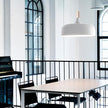 Oak & Zinc Acorn Pendant Light