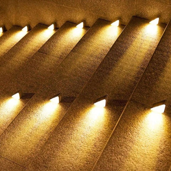 Modern Solar Powered Stair Lights