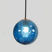 Blown Glass Globe Monk-Cap Pendant