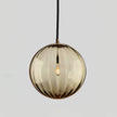 Blown Glass Globe Monk-Cap Pendant