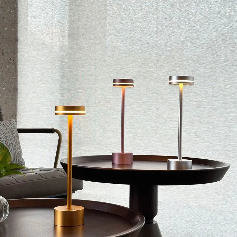 Rechargeable Contemporary Cordless LED Table Lamp