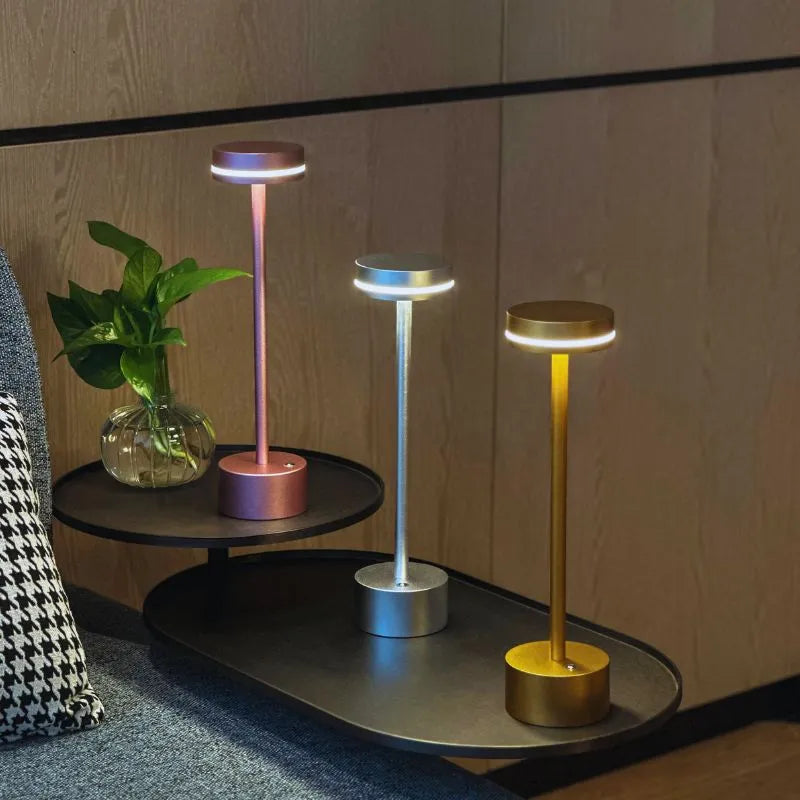 Rechargeable Contemporary Cordless LED Table Lamp