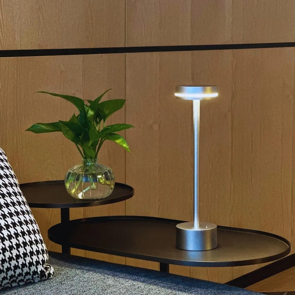 Rechargeable Contemporary Cordless LED Table Lamp