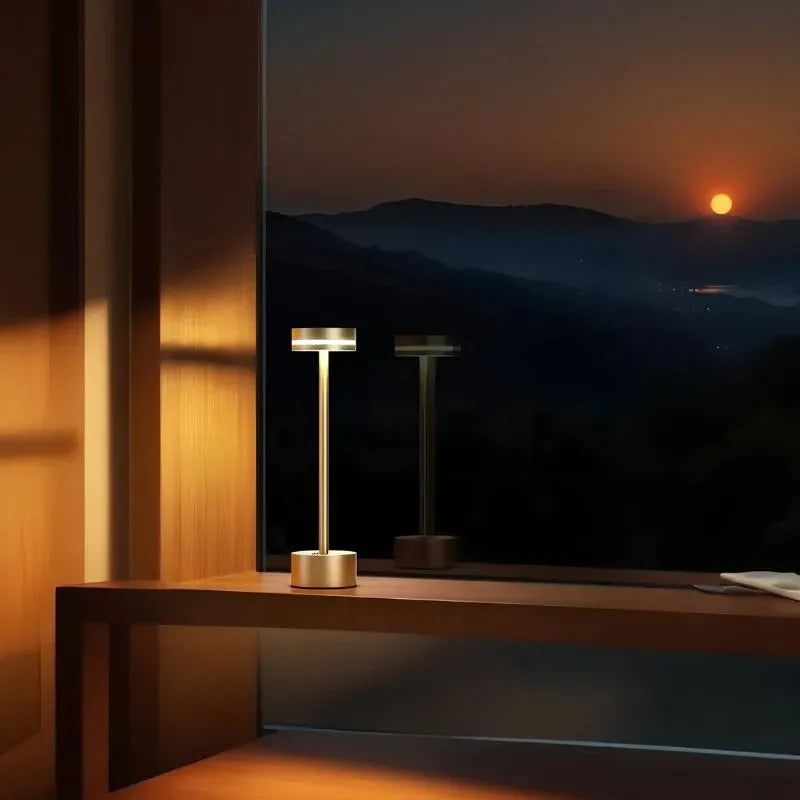 Rechargeable Contemporary Cordless LED Table Lamp