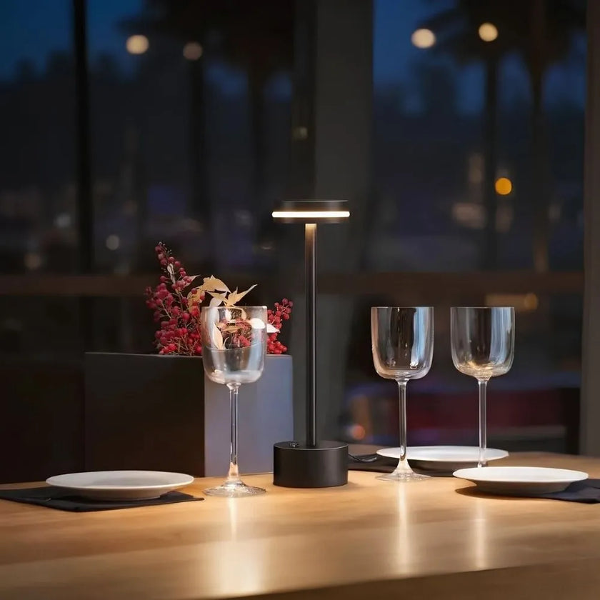 Rechargeable Contemporary Cordless LED Table Lamp