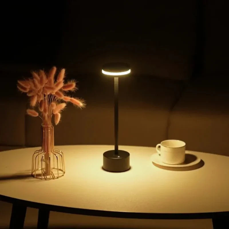 Rechargeable Contemporary Cordless LED Table Lamp