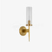 Brass Glass Candlestick Wall Sconce